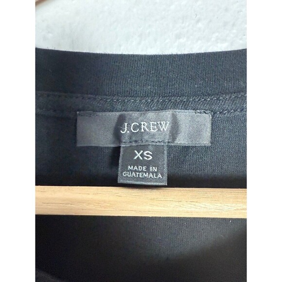 J Crew Black Tiered Mini Shift Dress XS - Picture 4 of 6